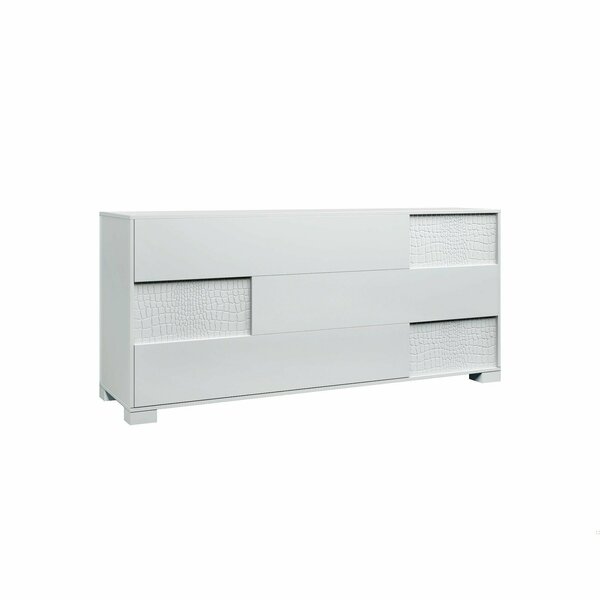 Homeroots Italian Modern Dresser - White 282622